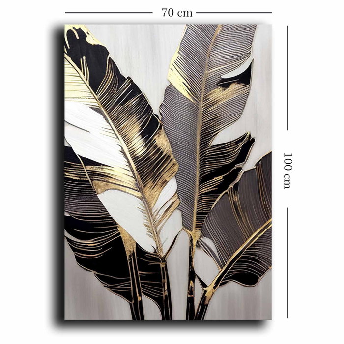 Wallity Cuadro Decorativo sobre Lienzo Multicolor 70 x 100 cm
